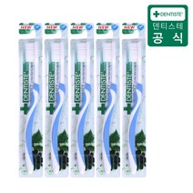 [공식몰] 덴티스테 이중미세모 칫솔 5개 이중모 미세모, 이중모 칫솔 5개