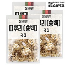 국내산 건조 파뿌리 파뿌리차 총백 대파차 300g x 3, 없음