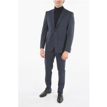 Corneliani CC COLLECTION GLEN-CHECKERED REFINED 수트 위드 BEETLE 브로치 887Z2Z 1867552 001