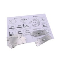 정시출고 브리프 케이스 타입 테이퍼 게이지가 있는 용접 게이지 도구 키트 HI-LO 테스트 Ulnar, 한개옵션0