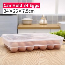 플라스틱 서랍 34 그리드 플라스틱 계란 보관 용기 상자 냉장고 주최자 서랍 계란 신선, 계란 저장