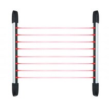 적외선 경보 센서 원격 보안 게이트 주택 방범 알람, 빔 6개 + 30m