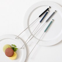 cocooning KARA Series 국산 커피 칵테일 고급 머들러 스틱, Silver올리브