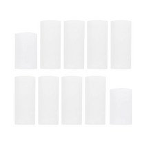 지오비즈 실리콘 손가락 골무 오픈형 10종 세트, 화이트