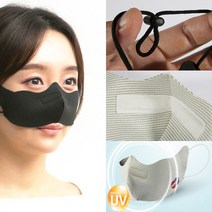 코마스크 1p 노즈클린 구리 코건조증 코전용 카페 식당 세척 미세먼지 숨쉬는 코가리개, 도트