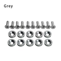 튜닝용품 10PCS 스쿠터 패스너 나사 듀얼 트론에 대 한 핸들 바 와셔 1 2 3 천둥 Eagel 울트라 제로 9 부품, 09 Grey, 09 Grey
