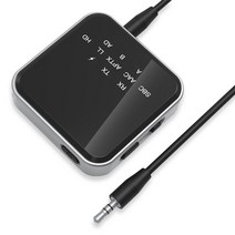 리시버 aptx-llhd 저지연 블루투스 5.2 오디오 수신기 송신기 어댑터 핸즈프리 3.5mm aux 무선 스테레오 음악 어댑터, 6-없음