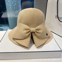 미뇽 Bowknot 여성 여자 여름 모자