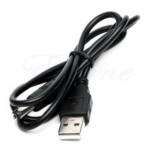 80cm for DC 5V Power Supply Charger Cable USB2.0 to for DC 5.5X2.1 mm Connection