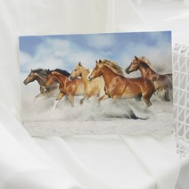 말 그림 팔마도 칠마도 그림 행운 캔버스 액자 사무실 활력 기운 행마도, 07.합격 오마도