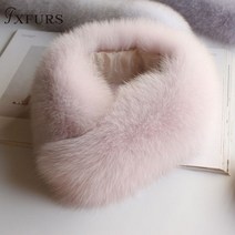 사가 폭스 머플러 여우털 폭스 퍼 목도리 FXFURS 2021 새로운 스타일 여성 겨울 여우 모피 스카프 자석이있는 진짜 모피 머플러 100 여우 모피 칼라 스카프 링
