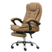 발받침 엠보싱 이동식 180도 고급 회장님의자 공부방, 브라운