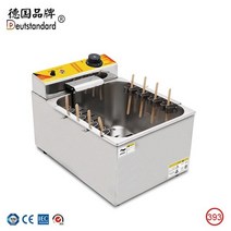 업소용 전기 프라이어 튀김기 치즈 핫도그 스틱 딥 콘 스낵 대용량, 1.110V - 단일 탱크-미국