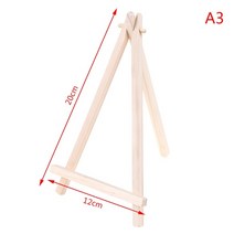대형 나무 미니 테이불 이젤 휴대용 탁상용 번문가용 책상용 미니 나무 아티스트 삼각대 그림 사진 그림 엽서 디스플레이 홀더 프레임 귀여운 책상 장식 그림 장난감 크기, 에이3