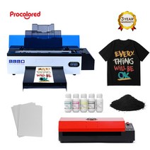 사진인화기 가정용프린터기 핸드폰사진인화기Procolor-DTF 프린터 L1800 DX5 티셔츠 가죽 후드 맞춤형 비, 01 R1390 Printer_03 AU 플러그