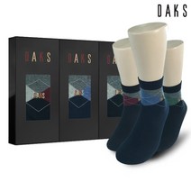 [AK PLAZA] [닥스양말] 신사3족세트 면스판단목 다이아 23811