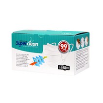 3Q 슈퍼클린 KF94마스크 50매 벌크형, S사이즈(소형)