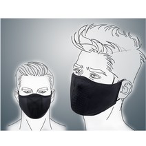 [원아더] 매쉬 방한 블랙 마스크 기모안감 김서림방지