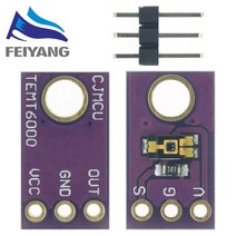 기울기 센서 건물 지증 경사계 temt6000 광 전문 temt6000 광 모듈, 없음