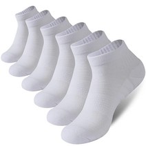CORFUN5E 여성용 러닝 양말 발목 통기성이 좋고 부드러운 하이킹 사이클링 여행용 white 화이트x6 113694