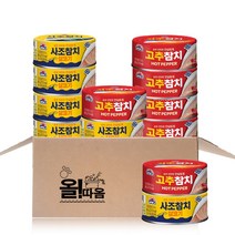 올따옴기획 사조 살코기참치85g 6개+고추참치85g 6개, 1세트