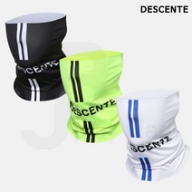 데상트 사이클 자외선차단 멀티 스카프 SN123CSU30, 000, 블랙