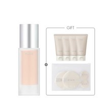 RMK 젤크리미 파운데이션 페이스 워시 디럭스 4개 + 에어퍼프 4종, 101