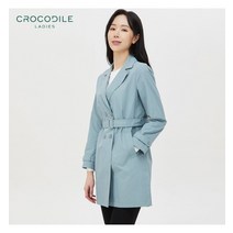 크로커다일레이디 크로커다일레이디 와이드카라 더블버튼 트렌치 코트_CLASCT106