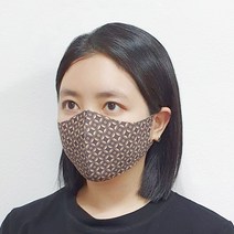 [예원콜렉션] 항균력 99.9% 빨아쓰는 면 마스크 귀안아픈 천마스크 항균마스크 나비 꽃 새 프린팅마스크 기하학무늬