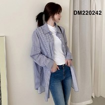 톡튀는 멋쟁이 난 스트라이프 루즈핏롱남방