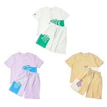 MLB키즈Like Pop Art 반팔 티셔츠 상하세트(7ATSL0533/7ASPL0233)