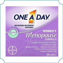 바이엘 원어데이 멀티비타민 미네랄 메노포즈 대두이소플라본 50테블렛