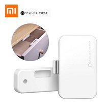 Xiaomi 밀레 YEELOCK ZNGS01YSB 지능형 서랍 스위치 블루투스 열쇠 APP 도난 방지 전자 키 어린이 안전 잠금 장치가 일시적으로 보이지 않는 은폐 (배터리 출하량 포함) 캐비닛 형의 다양한에 맞게 잠금을 해제, 1개