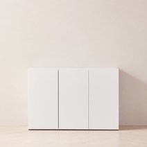 레브 1200 높은수납장 E0등급 다용도 거실 수납장, 화이트 (DRED13W0C)