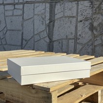 [박스마루] 고급 무지 SS싸바리 박스 6호 화이트 10개 선물 상자 제작, 화이트 325x235x75