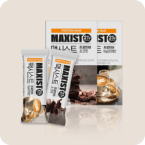 맥시스트 단백질21g 김강민 헬스간식 체중조절 프로틴바 올리브영다이어트간식, 초코맛(10개입)