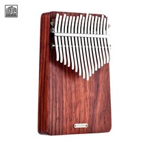 칼림바 취미 교육 입문 카림바 초보 악기 링팅 k17a 17 키 휴대용 핑거피아노 mbira sanza padauk matetial amp 가방 캐리 케이스 음악 책 스티커