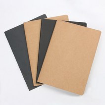 A5 클래식 노트 30매 공책 라인 연습장 정리 수업 팬시 크라프트, B_A5크라프트지