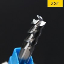 목공용 레이저 포인트 ZGT 알루미늄 구리 우드 커터 엔드밀 HRC50 3 플루트 Cnc, 3x4Dx50L