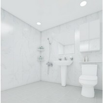[R바스] 비앙코화이트 욕실리모델링 화장실공사 최저값 디자인 패키지, 1세트, 화이트
