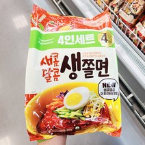 장인70.236 풀무원 새콤달콤 생쫄면 4인 919.961g, 종이박스포장