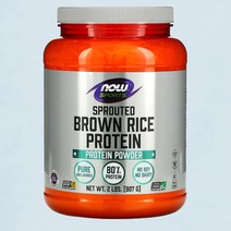 나우푸드 Protein 식물성 현미 쌀 프로틴 단백질 BCAA 아미노산 무맛 907g, 907g 1개