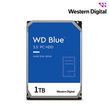 WD Blue SATA3 하드디스크, WD10EZEX, 1TB