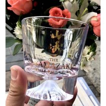 크리스탈 히비키 글라스 야마자키 위스키 스피릿 아이스 유리잔 코르크 코스터, 야마자키 골드 플레이트 아이스하키 컵 컵 바닥 모래