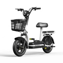 MONTHERIA 전기자전거 48V 고성능 가성비 배달 출퇴근 전기스쿠터 B918-30, 14Ah/50km, 블랙