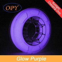 형광 측정기 어둠 속에서 빛나는 펜 필라멘트 홀더 3D 프린터 부품 심 열 기계 1kg 100g 10m, [01] Glow Purple, 01 Glow Purple