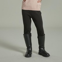 [헤지스키즈] HSW12PL54M BK 22년 겨울 여아 융기모 스트레치 팬츠 바지 초등학생 선물 딜