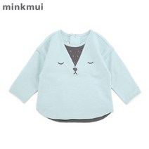 [밍크뮤] (유아) 캐릭터표정 맨투맨_3712333402