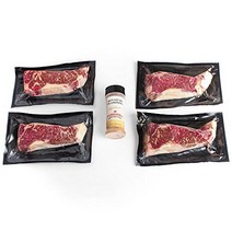 USDA Prime 12oz NY Strip 4 Pack, 1