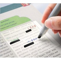 방수 투명 메모지 접착 학생 공부 필기용 50매